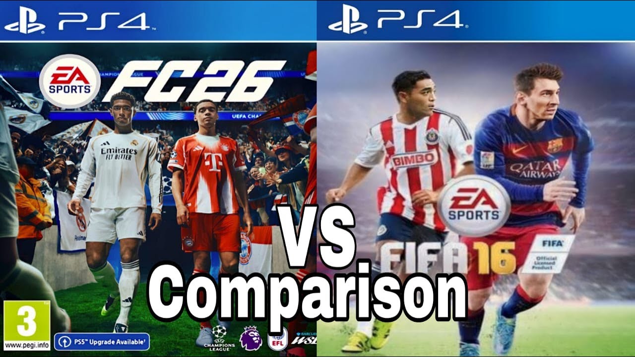 EA FC 26 против FIFA 16 PS4