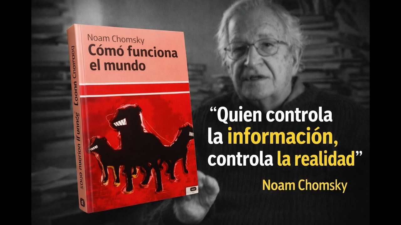 No volverás a ver las noticias igual | Resumen de Como funciona el mundo, Noam Chomsky