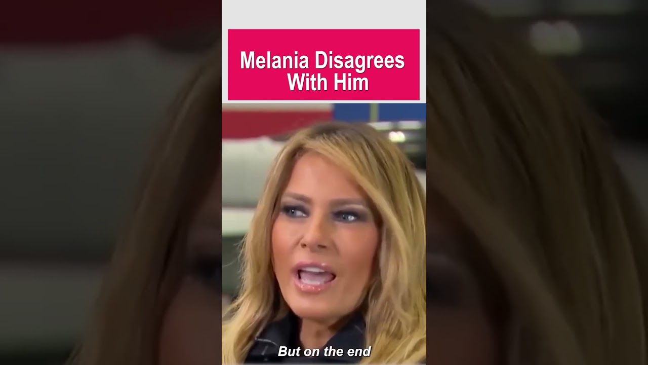 Trump & Melania Unexpected Moment on Live Interview #melaniatrump #trump #viral #shorts #usa