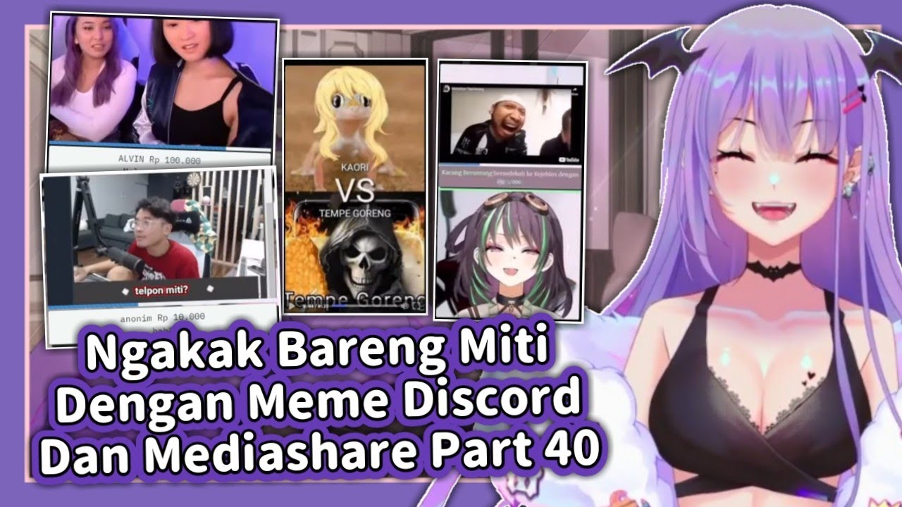 Ngakak bareng Miti dengan Meme dan Mediashare Part 40 | 【 Clip Mythia Batford 『 Vtuber Indie 』 】