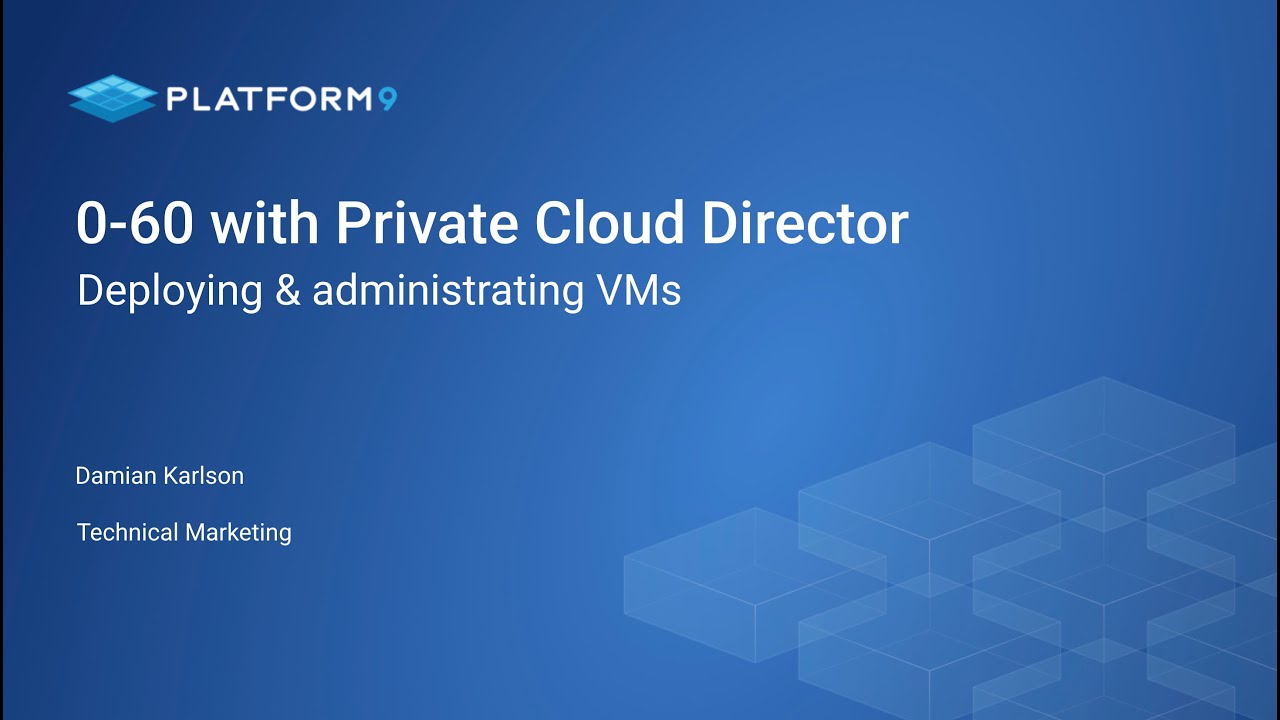Private Cloud Director: Deploying and Managing VMs