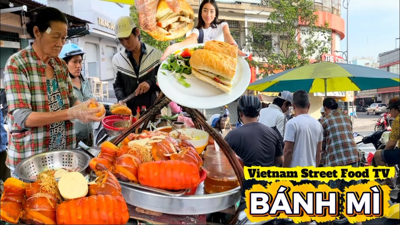 59-Year-Old Banh Mi Cart in Saigon – A Legendary Local Taste | VSF