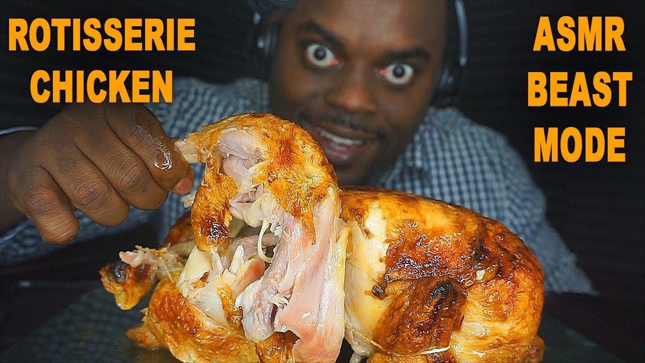 BEAST FEAST DOES ASMR ROTISSERIE CHICKEN