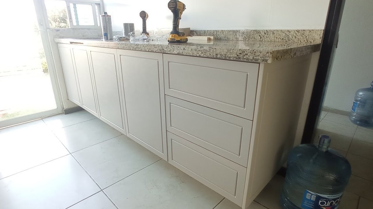 COMO HACER MODULOS DE COCINA INTEGRAL / ARMADO DE GABINETES #elmueblemoderno