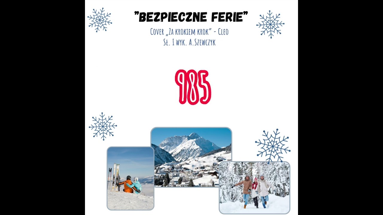 &bdquo;Bezpieczne ferie&rdquo; cover Cleo - &bdquo;Za krokiem krok&rdquo;