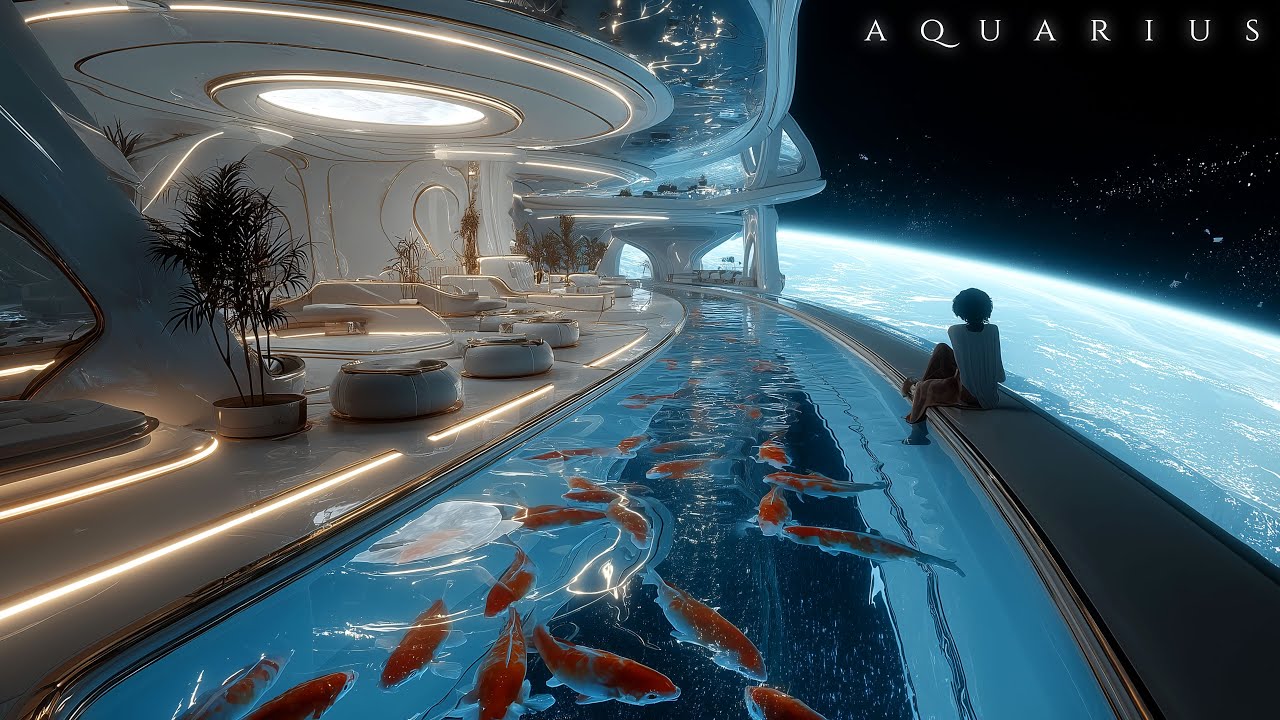 Aquarius ⧫ Celestial Space Ambient Music ⧫ Relaxing Sci-Fi Atmosphere For a New Dawn