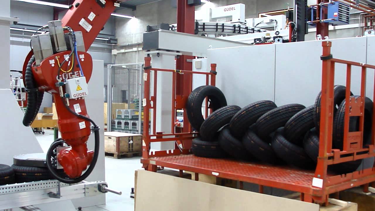 Güdel - Tire Industry - Sorting Application