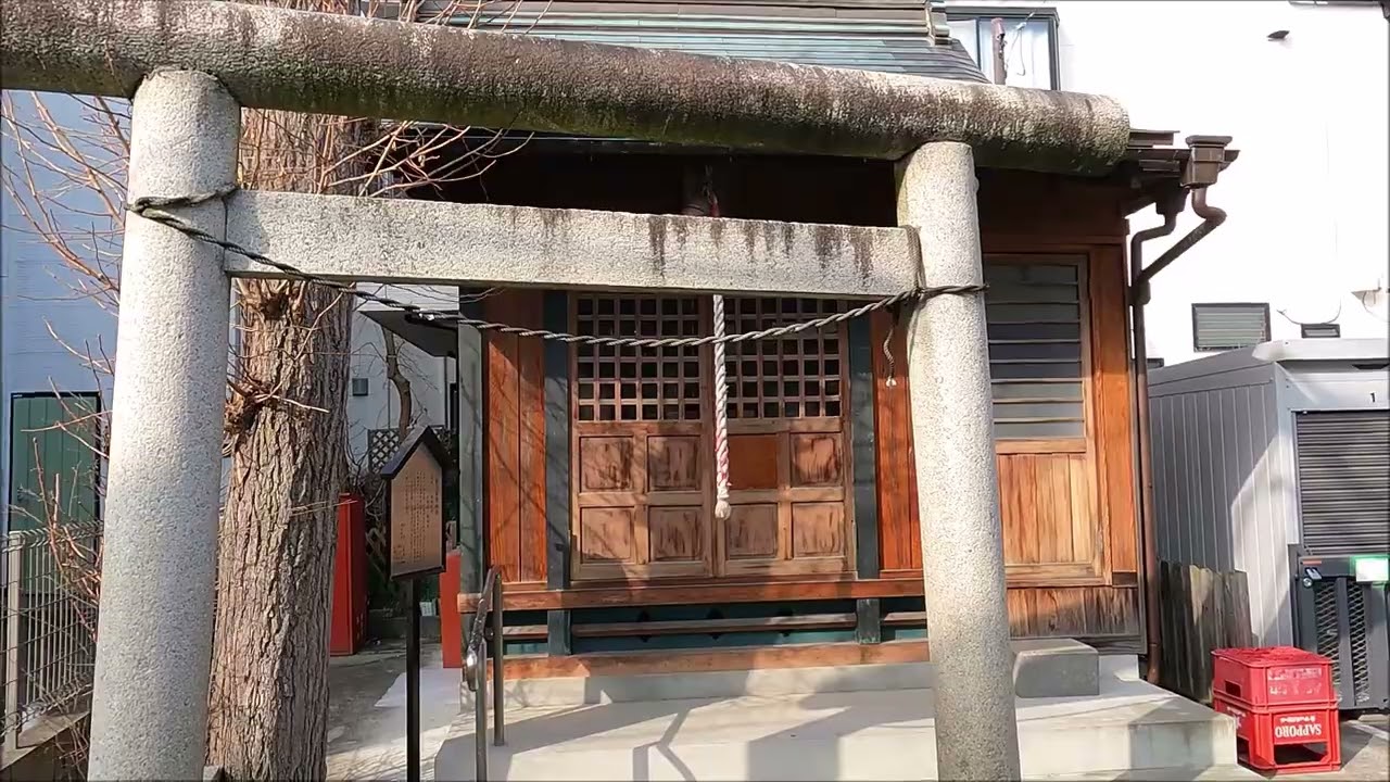 鎮守の杜（千住箭弓稲荷神社・東京都足立区千住大川町４９－８）シリーズ「稲荷神社」