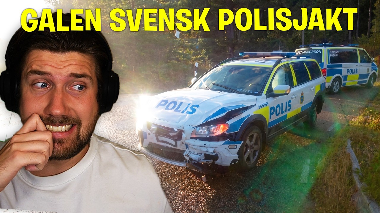 DET H&Auml;R &Auml;R DEN V&Auml;RSTA POLISJAKTEN JAG N&Aring;GONSIN SETT... *REAGERAR P&Aring; SVENSK POLISJAKT*
