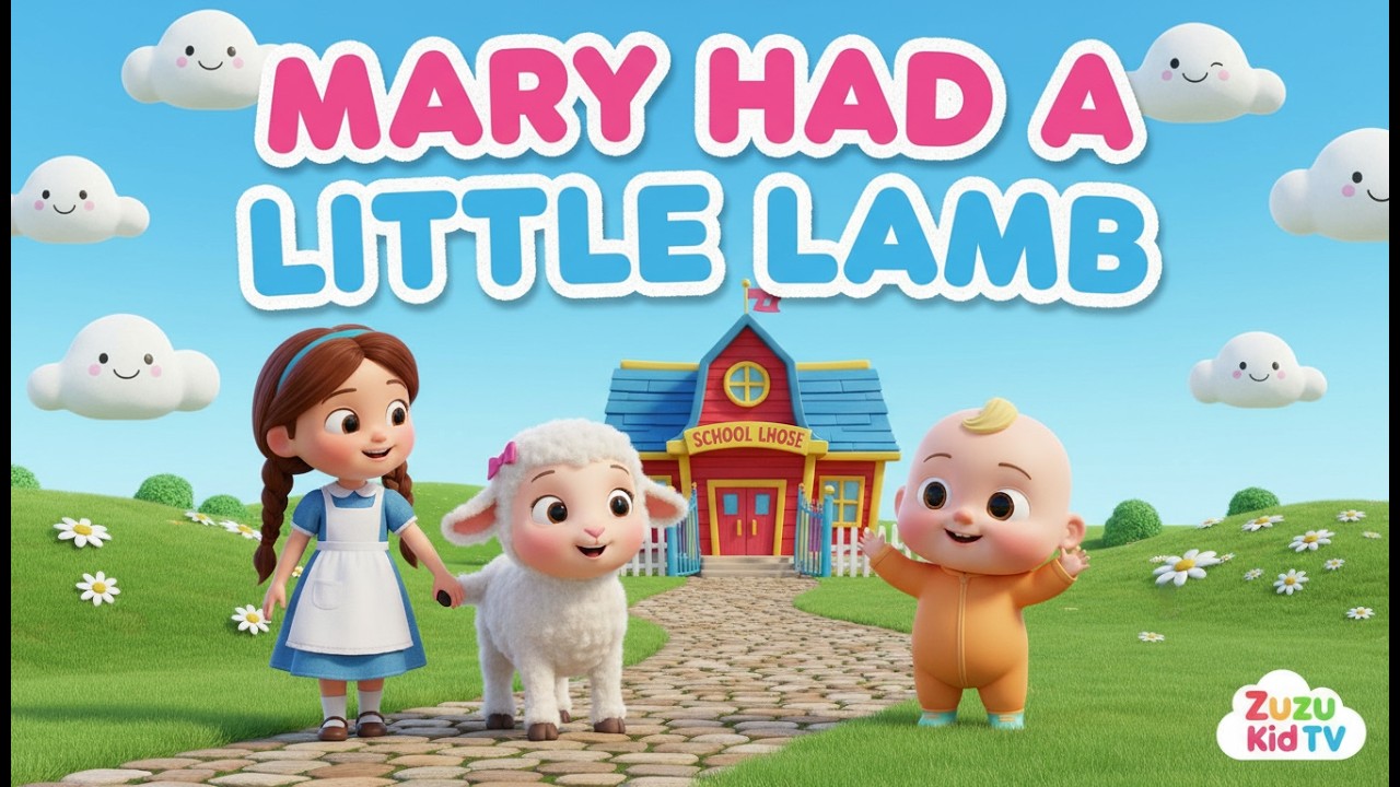Mary Had a Little Lamb with Zuzu – Farm Friends Learning Nursery Rhyme