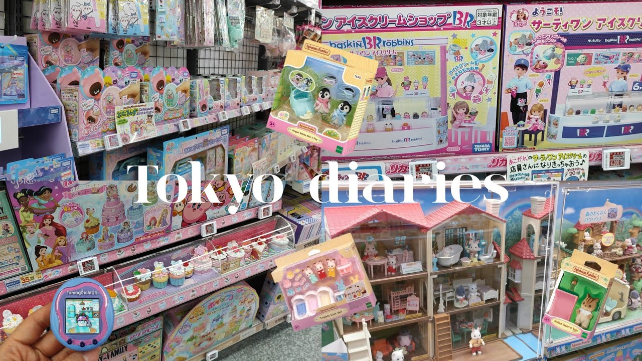 toys and trinket shopping in tokyo 🧸 anime blind boxes, sylvanian families haul, sanrio & more