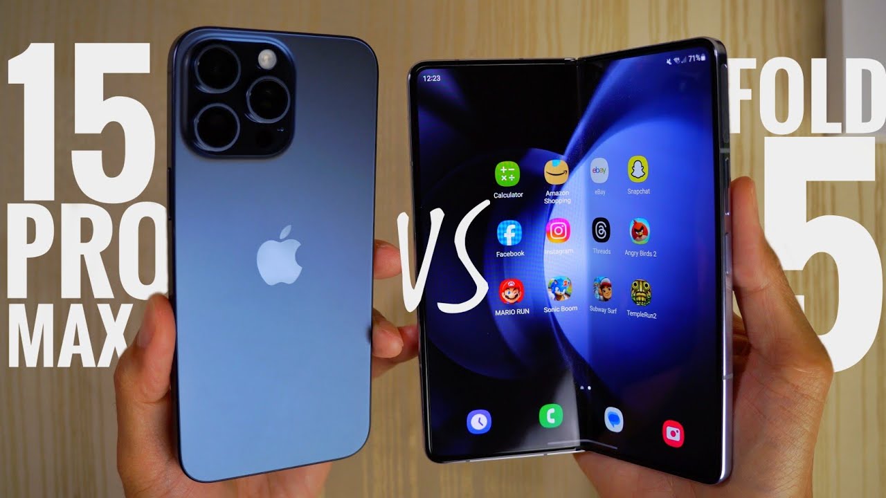 iPhone 15 Pro Max vs Samsung Z Fold 5 - SPEED TEST! Too close! 🔥