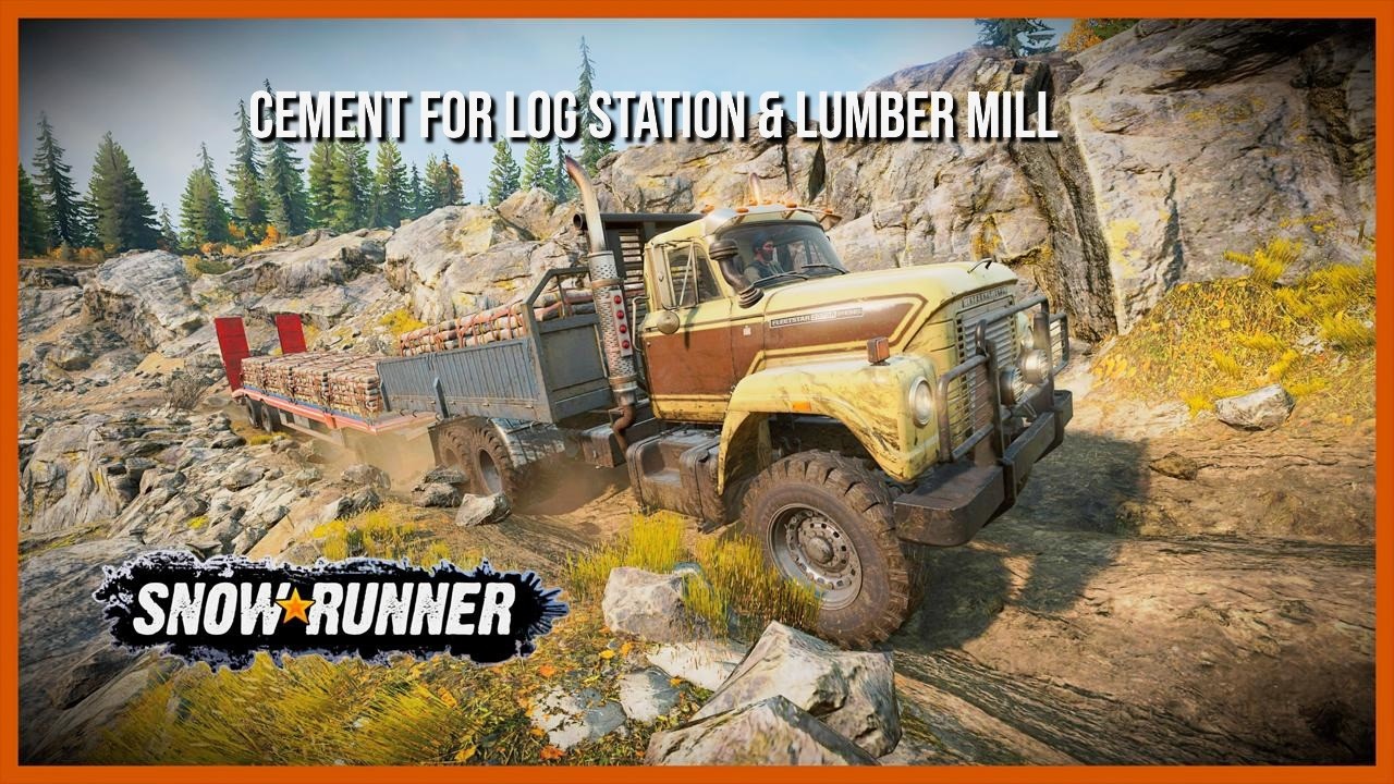 SnowRunner - Cement For The Region. Part 2 (Hard Mode - Michigan)