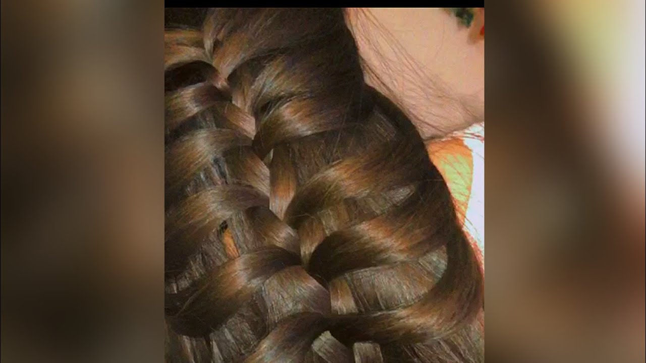 تسريحة الشعر بسيطة _ضفيرة الشلال /waterfall braid 🦋