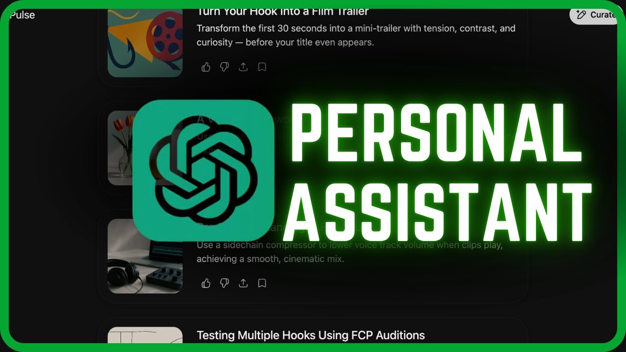 How I Use ChatGPT As My Personal Assistant [SAVES 10k/month]