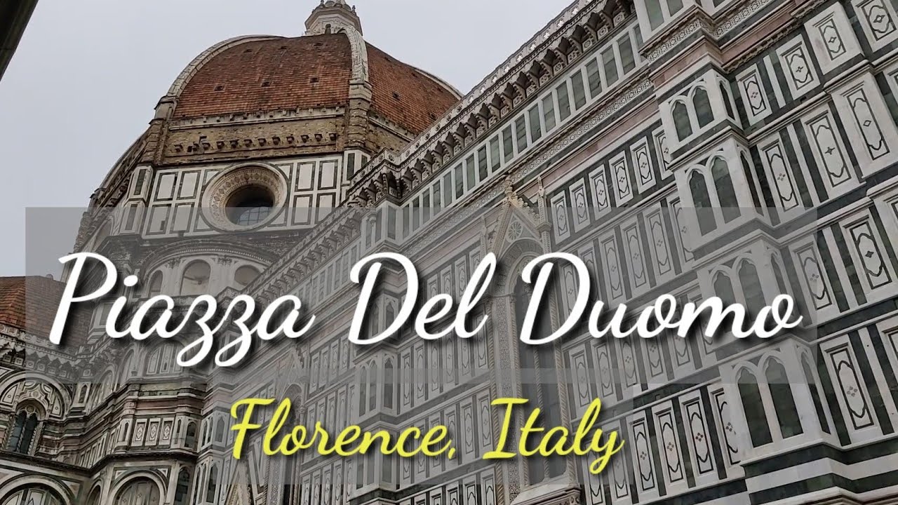 Piazza Del Duomo ( Cathedral Square) Florence, Italy