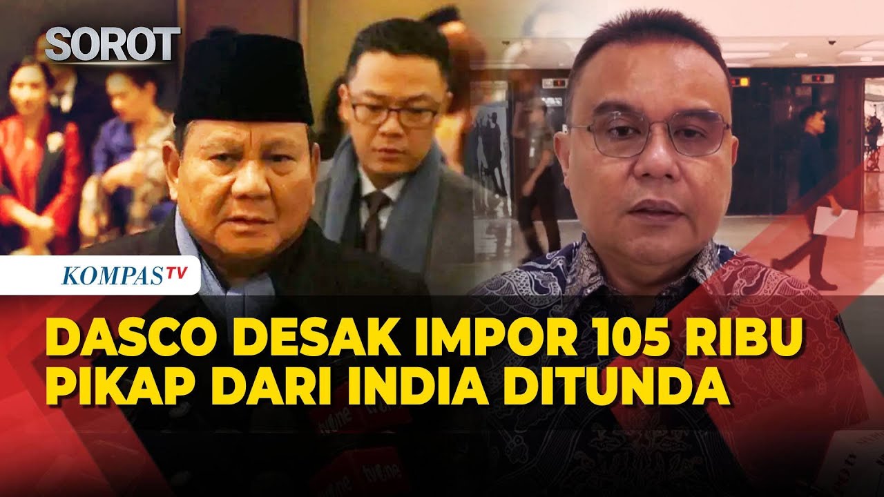 Sorotan Impor Pikap India, Dasco: Tunggu Presiden Prabowo Pulang