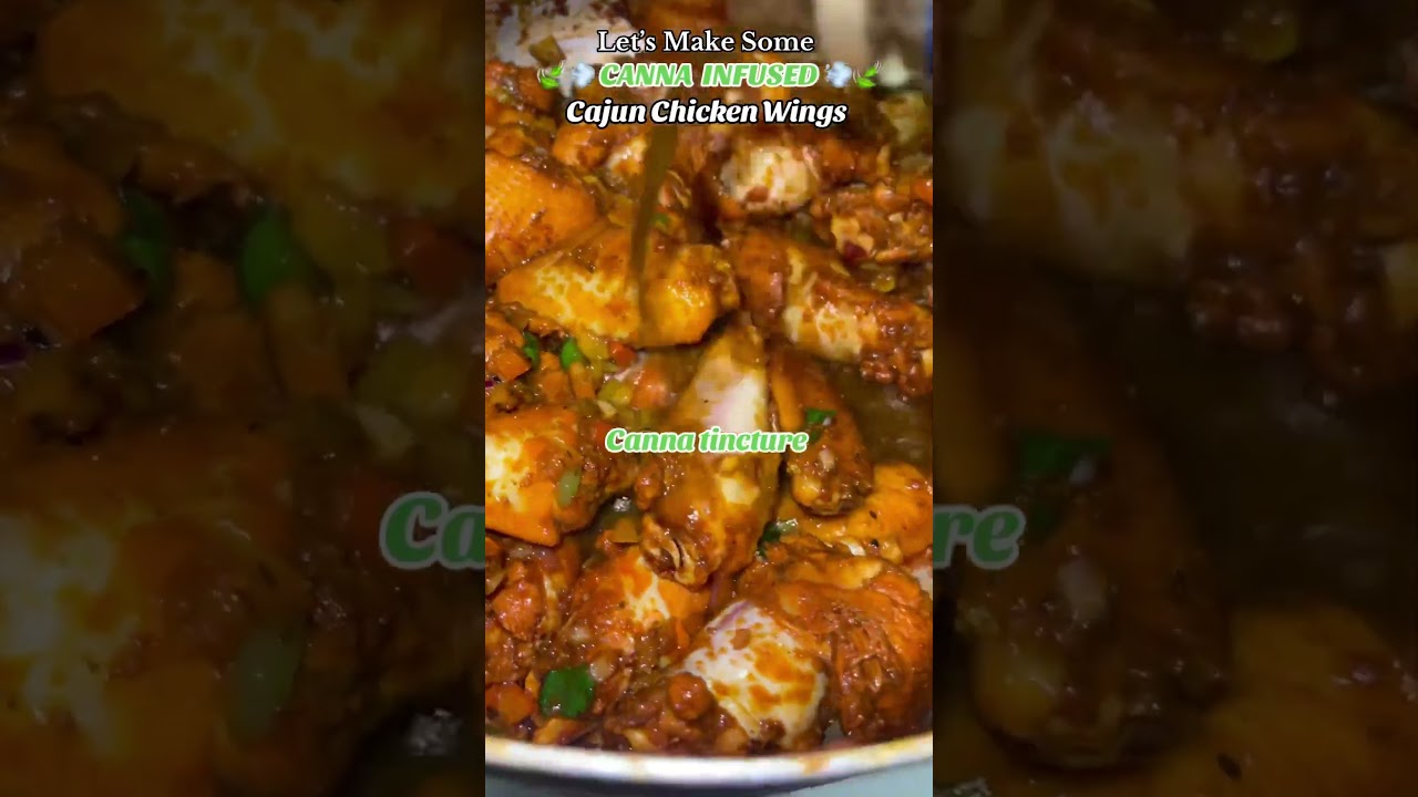 Cannabis-infused chicken wings