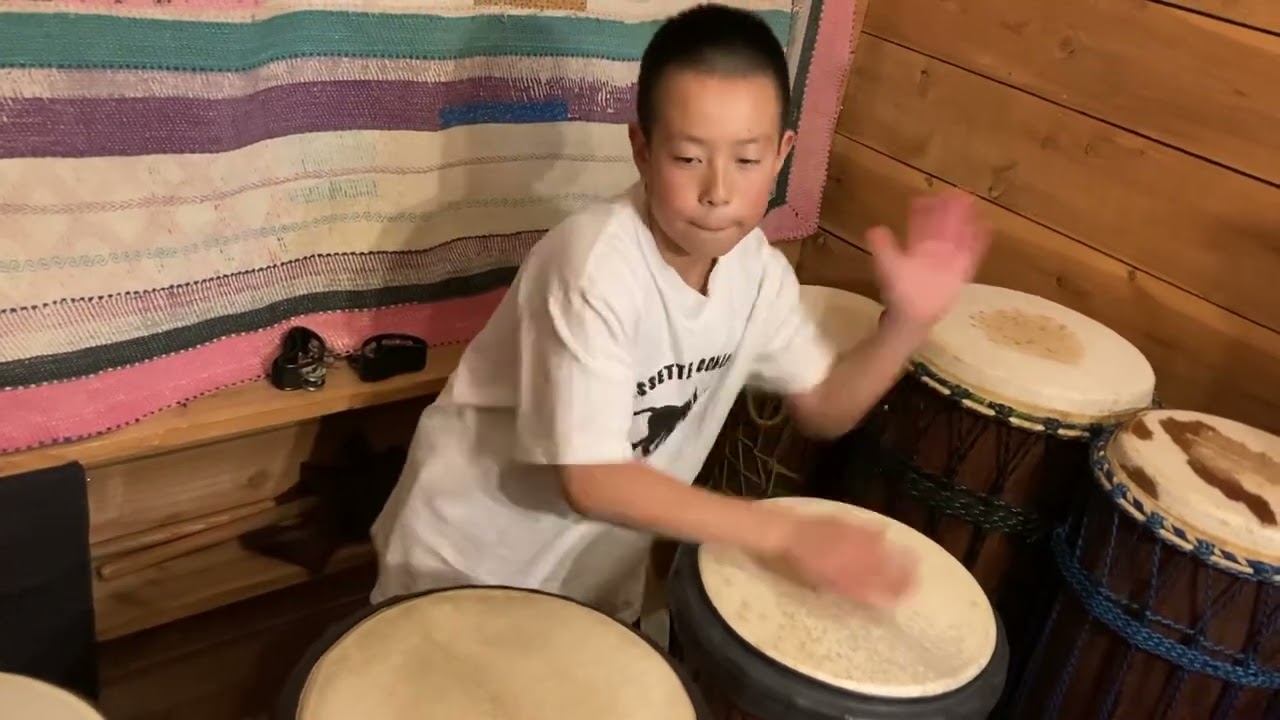 陽太☀️YOTA 11歳 #ジャンベ #djembe 