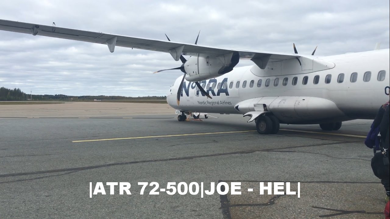 Finnair/N°RRA ATR 72-500|Flight AY488|Joensuu - Helsinki (Very smooth Landing)