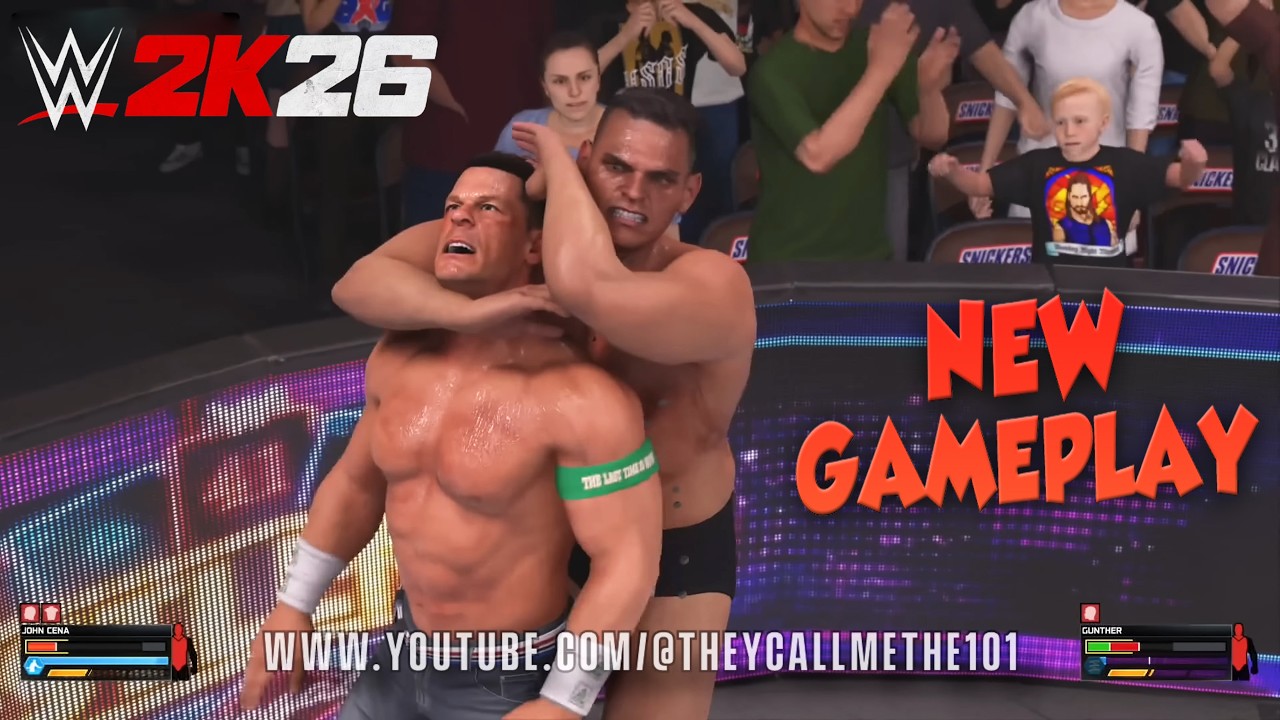 WWE 2K26 Gameplay FR - I Quit Match (John Cena vs Gunther)