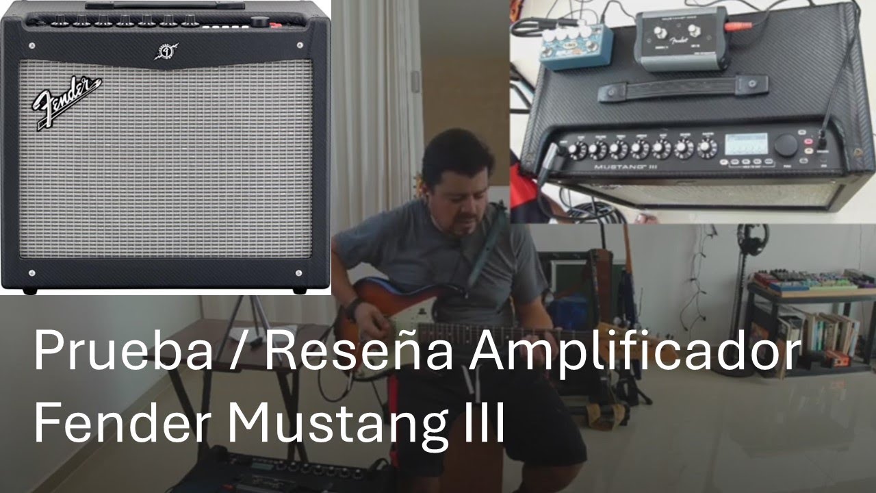¿Como suena el amplificador de guitarra Fender Mustang III  de 100W?