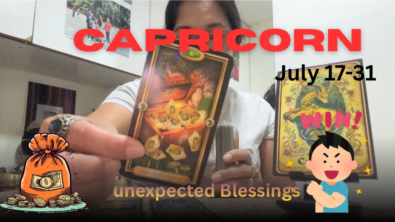 Capricorn ♑️ Horoscope July /  Unexpected blessing 🔮💰⭐️☘️