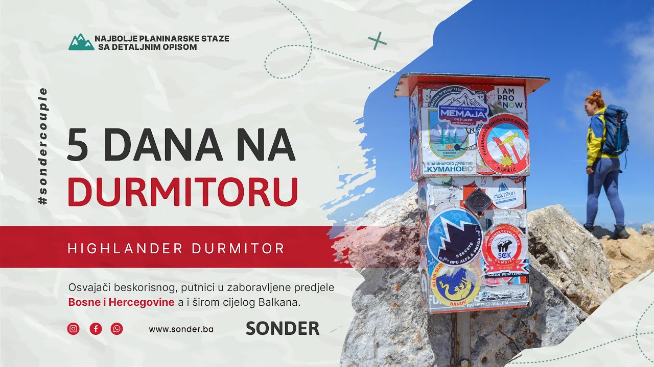 HIGHLANDER Durmitor - Prešli više od 95 km, vidjeli preko 10 jezera