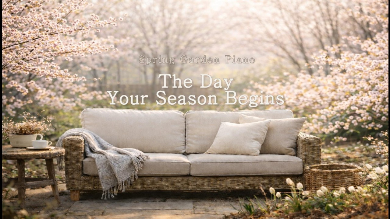 The Day Your Season Begins 🌸 | 1 Hour Calm Piano in the Spring Garden