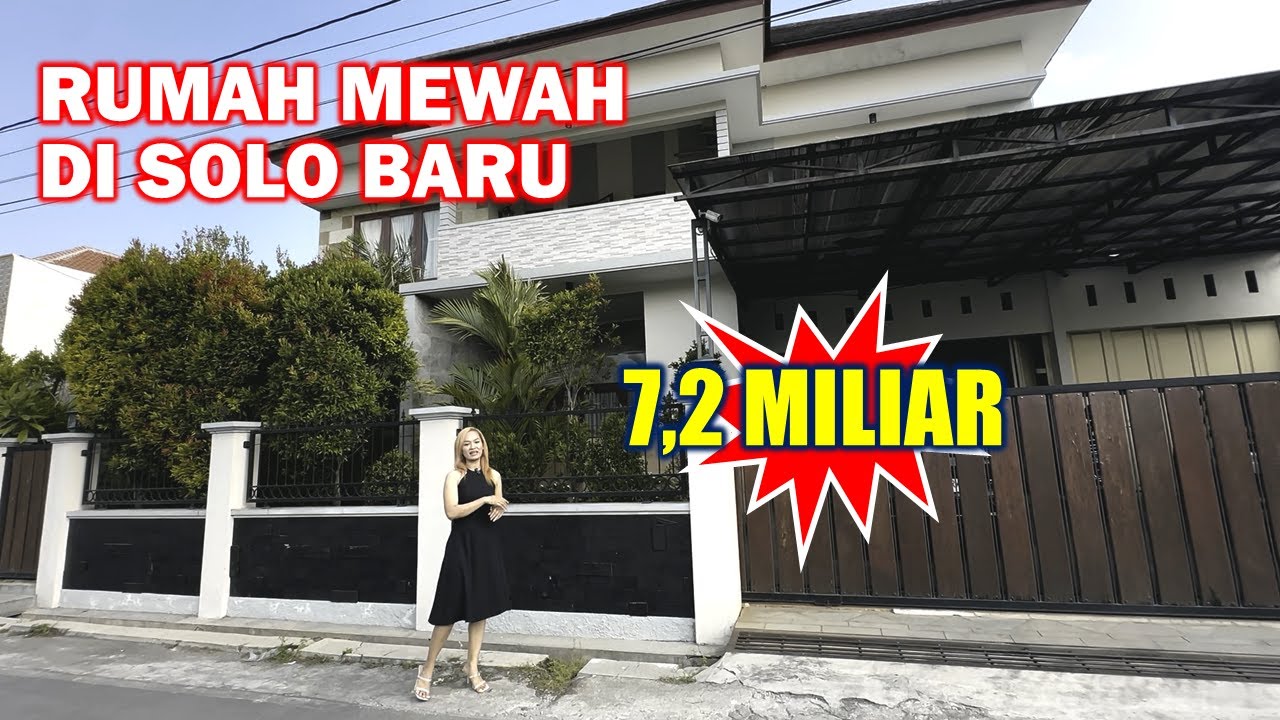 Rumah Mewah 7,2Miliar di Solo Baru #rumahdijual #rumahmewah
