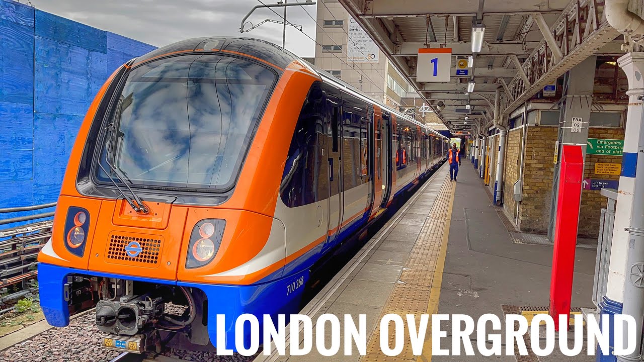London Underground and London Overground Trains at Barking Station - 20 September 2021