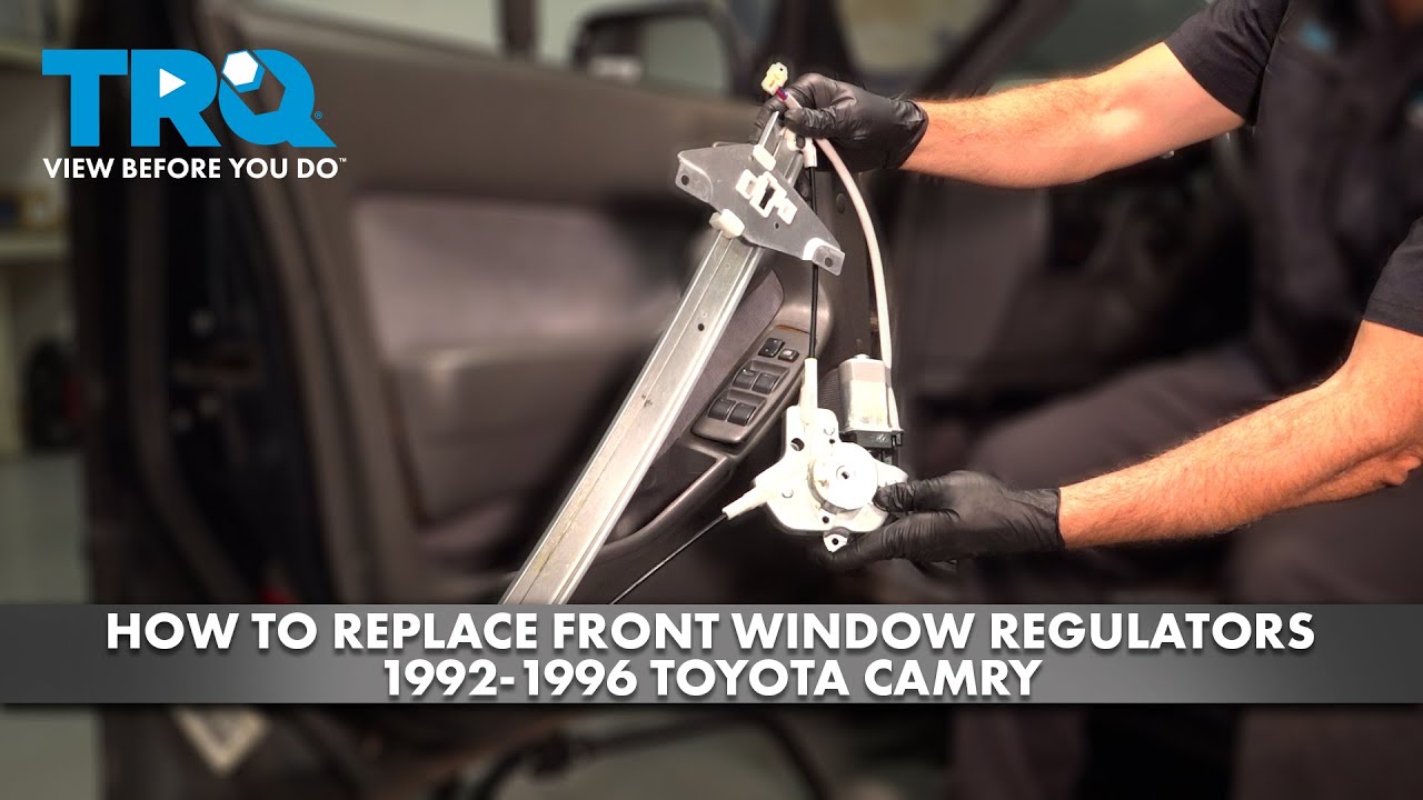 How to Replace Front Window Regulators 1992-1996 Toyota Camry