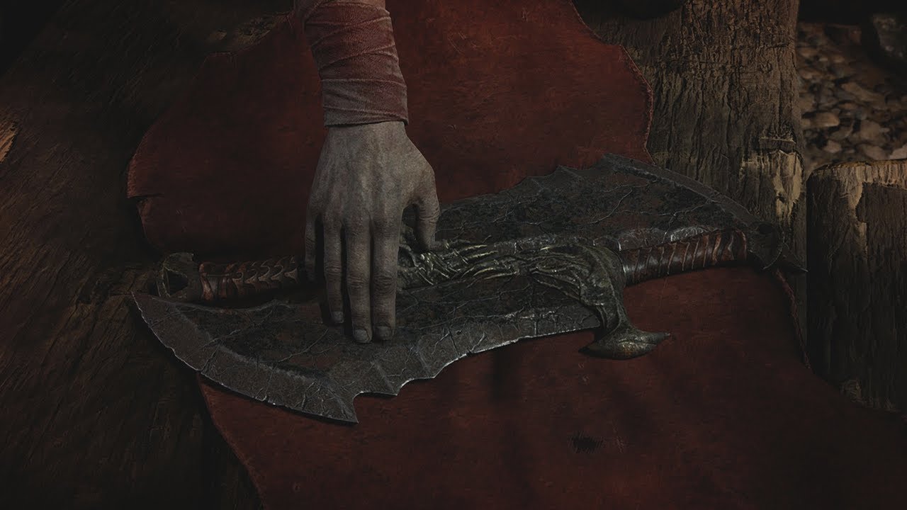 God Of War 4 - Kratos Reunites With The Blades Of Chaos