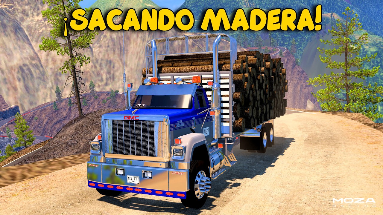 RUTA EXTREMA LLENA DE PELIGRO CON EL PODEROSO SUPER BRIGADIER CAREPANELA CARGADO DE MADERA ATS 1.56