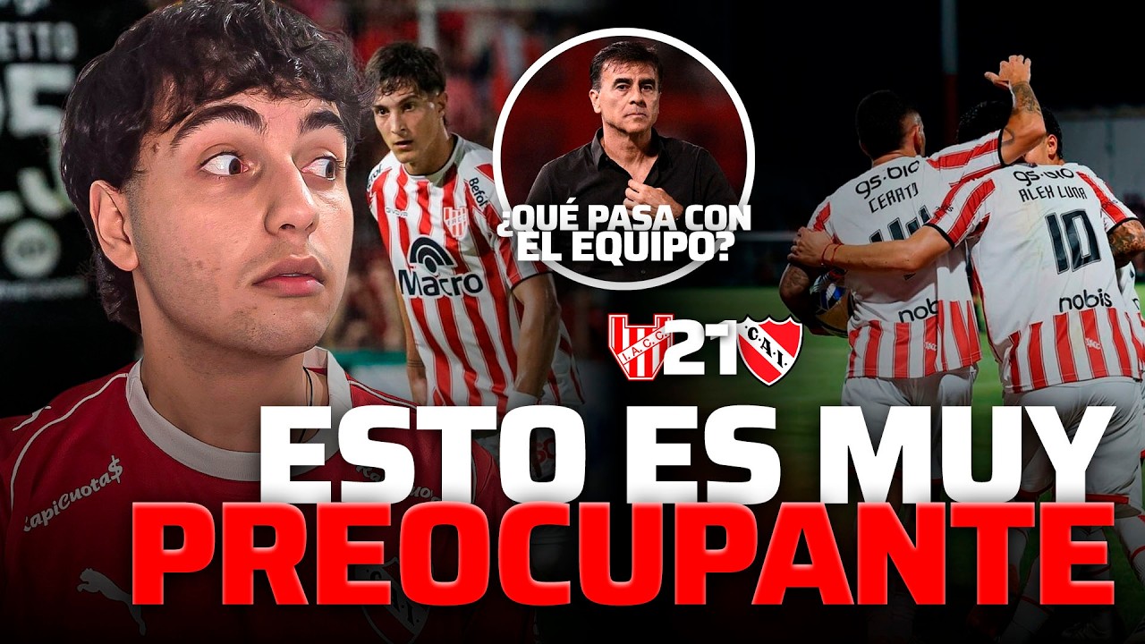 🫣 ¡OTRO PARTIDO HORRIBLE de INDEPENDIENTE! ¡OPINIÓN de la DERROTA ante INSTITUTO!
