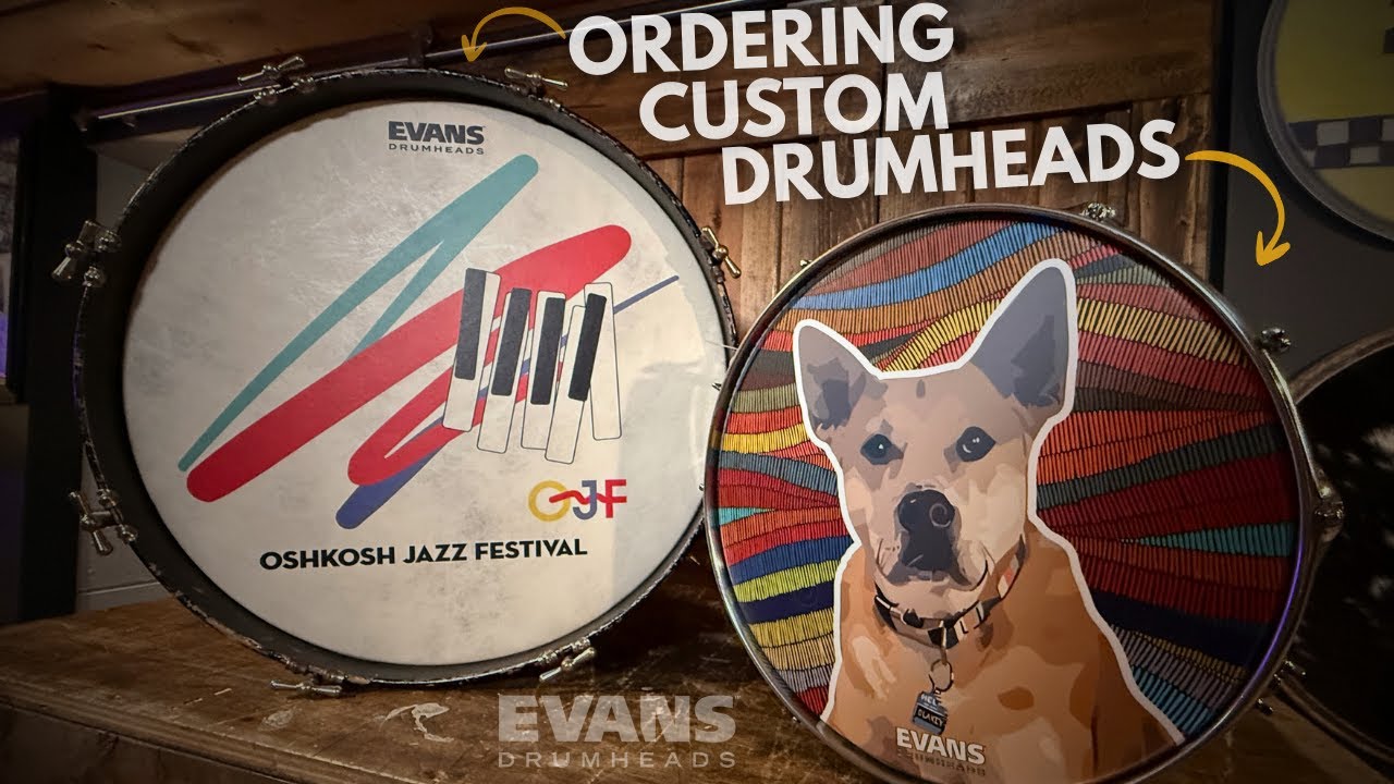 Ordering Custom Drumheads with Evans & D'Addario
