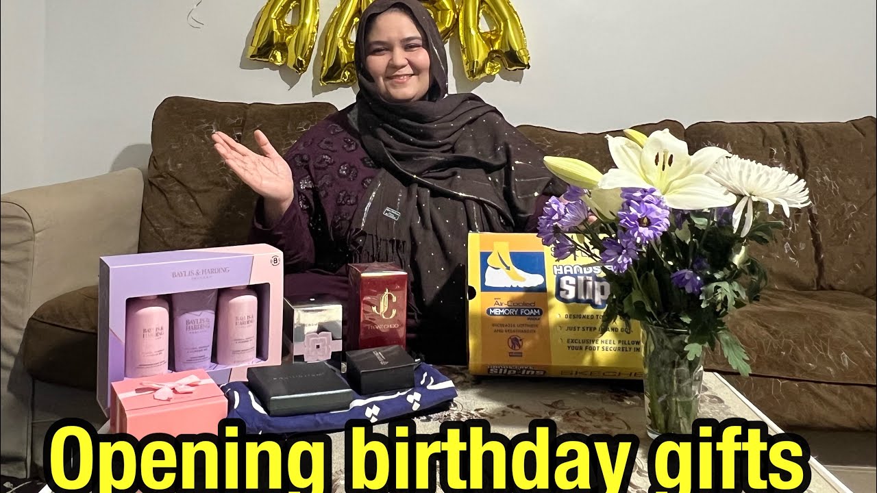 Opening birthday gifts/shopping and making chicken Chapli kabab &fitters 