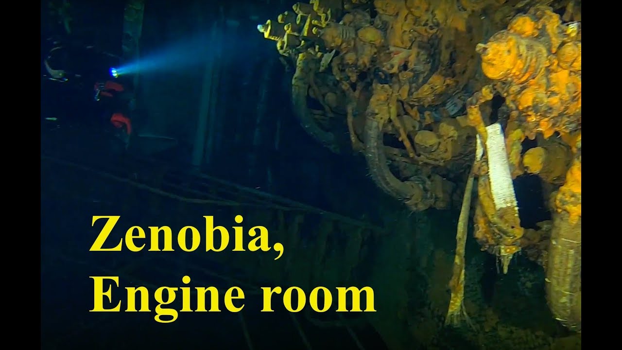 Exploring Zenobia, Engine room