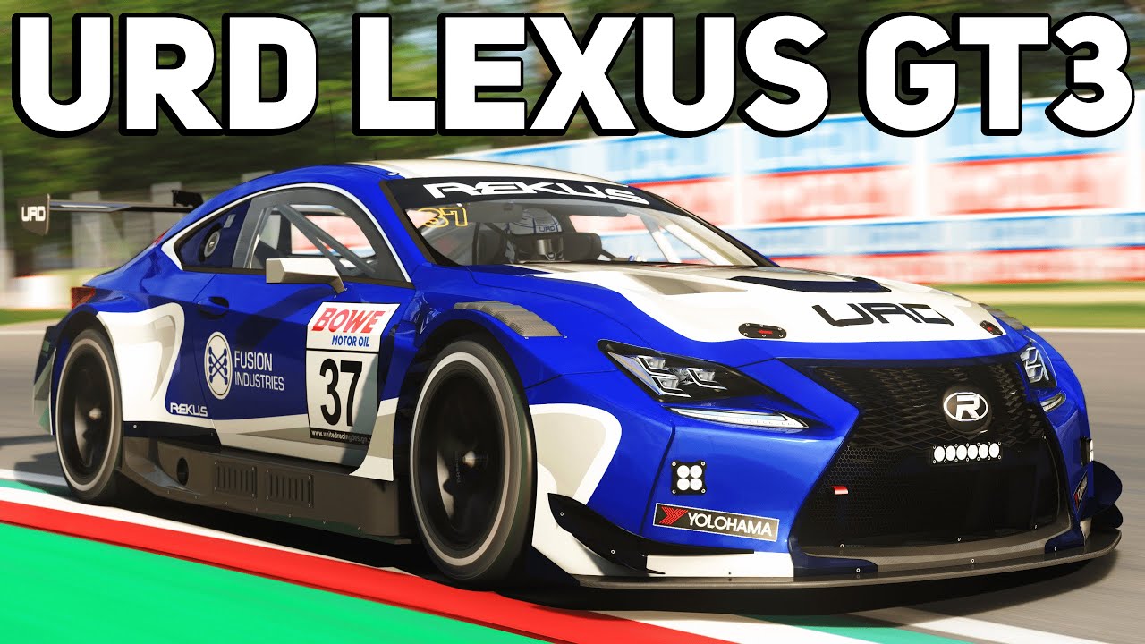 The NEW URD Lexus GT3 Car + RSS Comparison!!