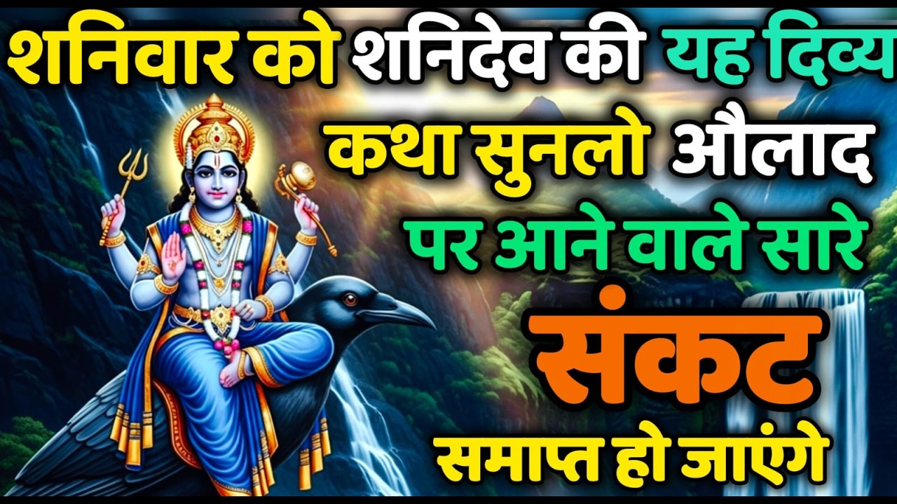 शनिदेव की यह पावन कथा सुनने मात्र से औलाद पर आने वाले सारे संकट समाप्त हो जाते है।