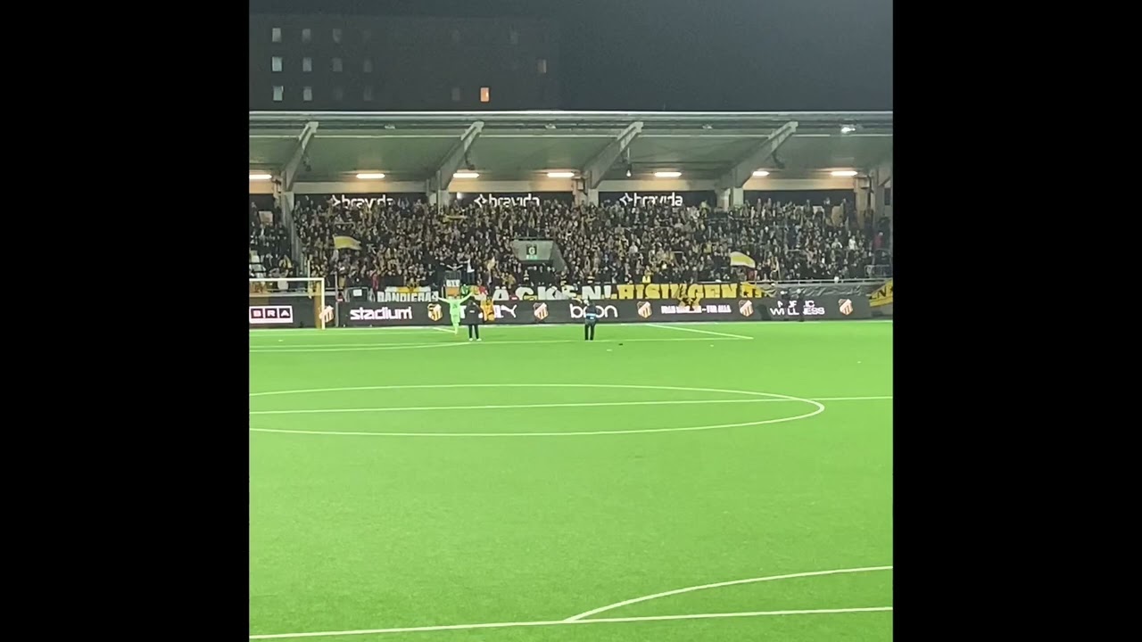 Häckens klack efter 2-1 mot Malmö FF (2022-10-23)