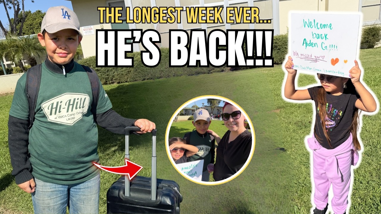 Did Camp Change him? | 1 Week Later... 😭🤔