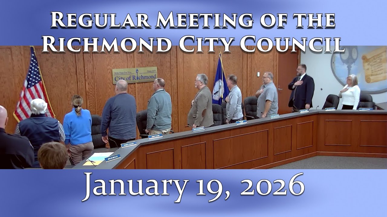Regular Meeting of the Richmond City Council on January 19, 2026