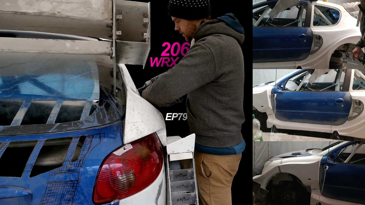 206 WRC *1000+ Hour* Body Kit Build! One Off Modern Era Inspired 206 WRX Ep79 - #blendlinebuild