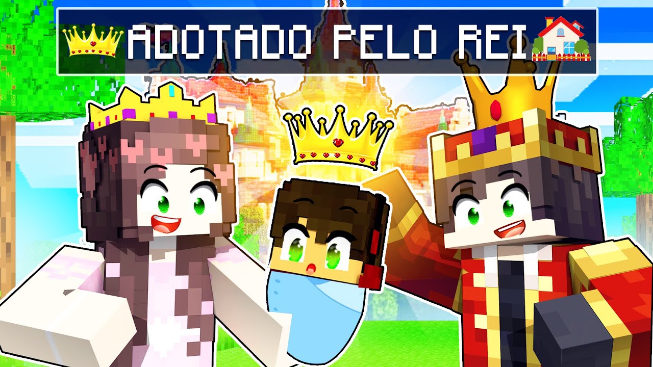 FUI ADOTADO POR UM REI E UMA RAINHA no MINECRAFT! ✭ Guihh ✭