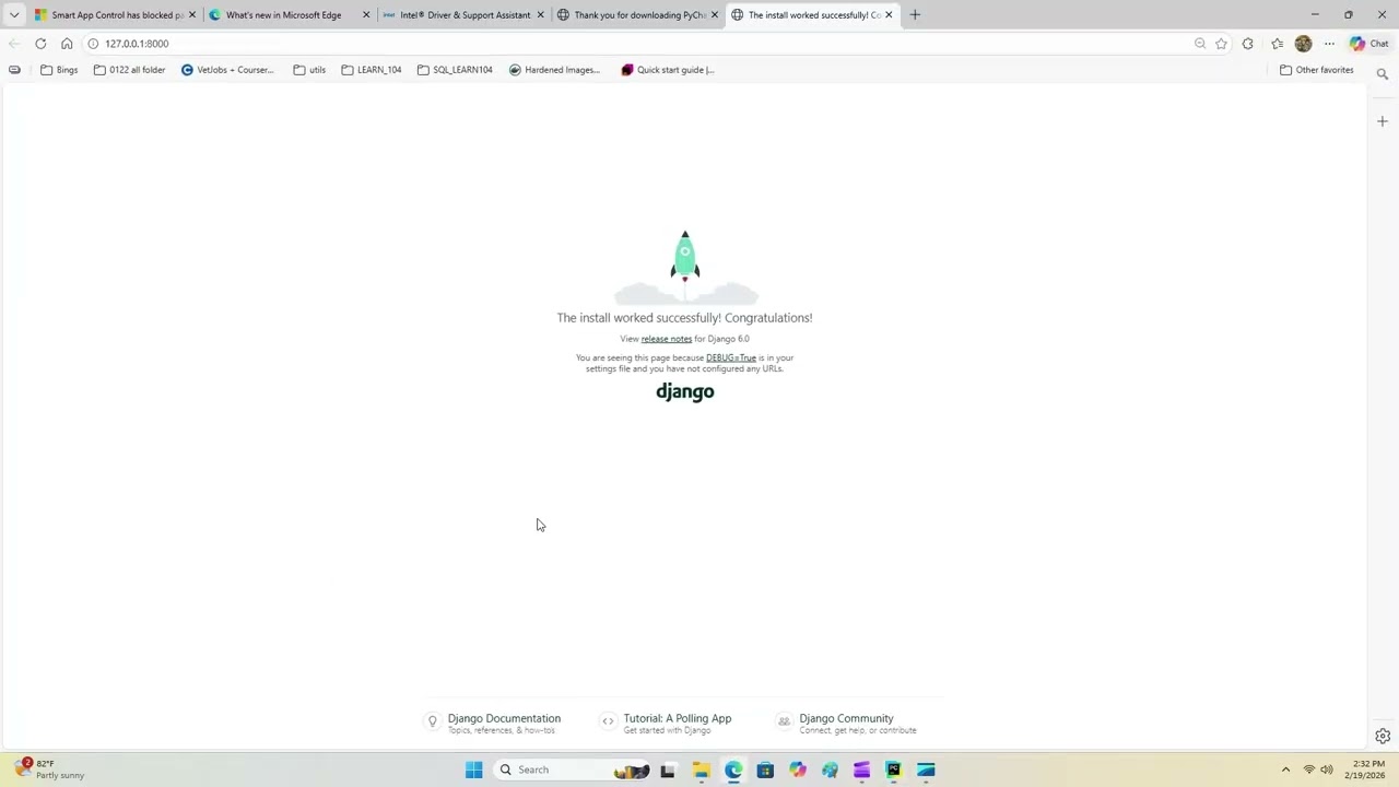 219 p1  django proj  29min from start to cart homepage