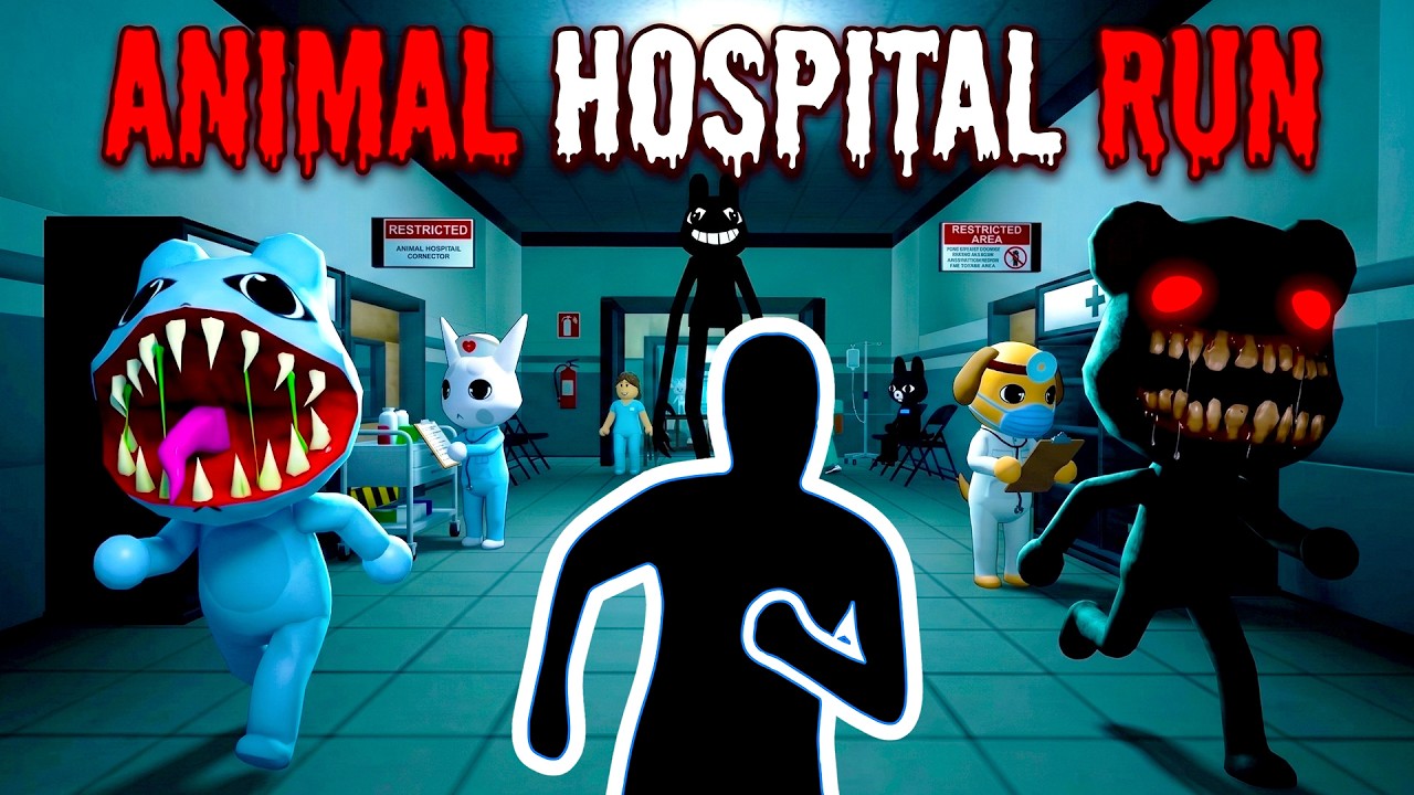 Immersive interactive Warm Up | ANIMAL HOSPITAL ROBLOX RUN | Full Body