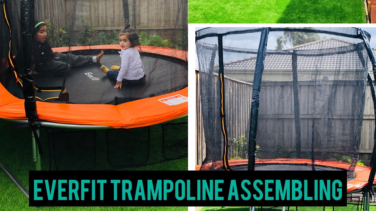Everfit 8 FT Trampoline unboxing & assembling | Trampoline |