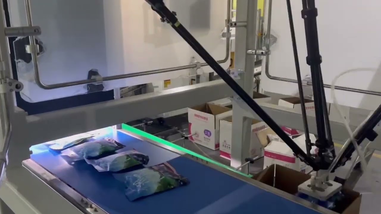 Delta Robots for Pick and Place Packaging Solutions Case Packer