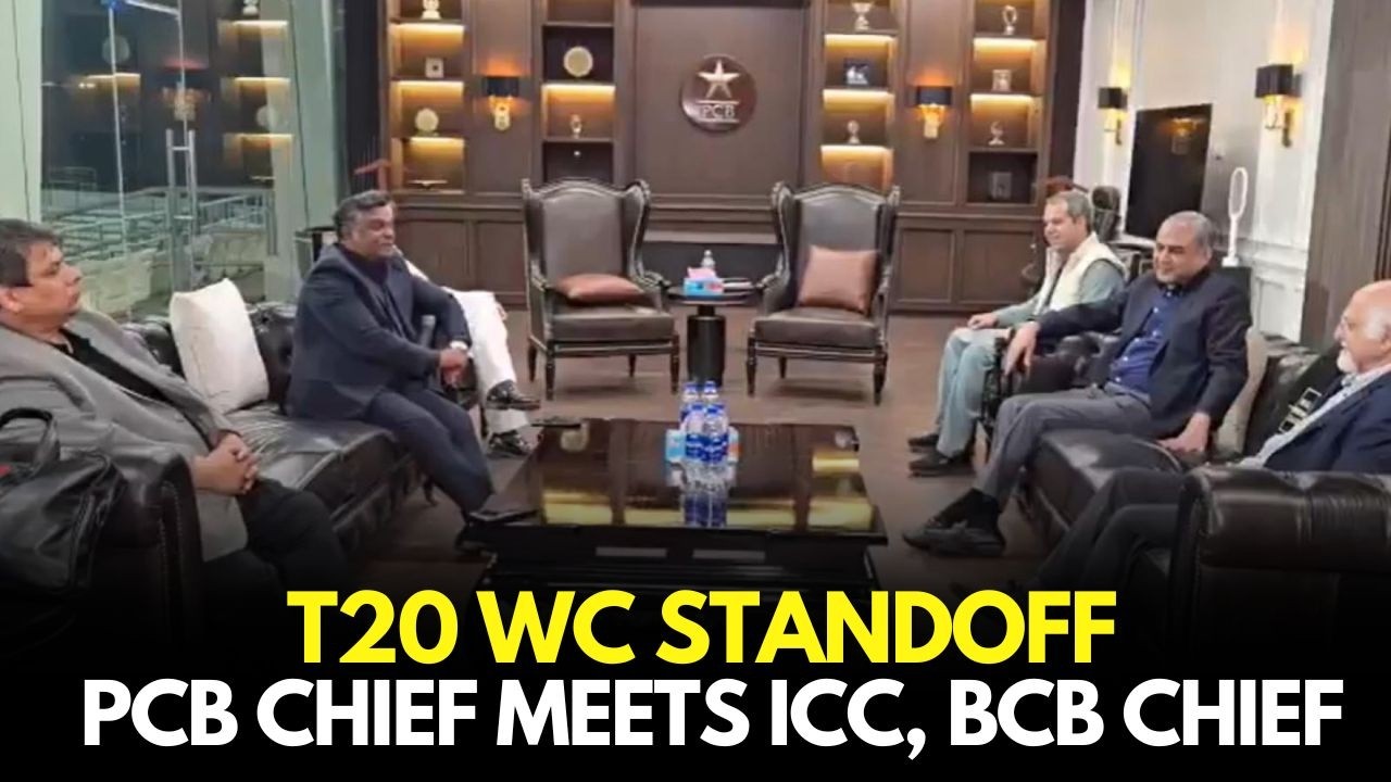 T20 WC STANDOFF PCB CHIEF MEETS ICC, BCB CHIEF